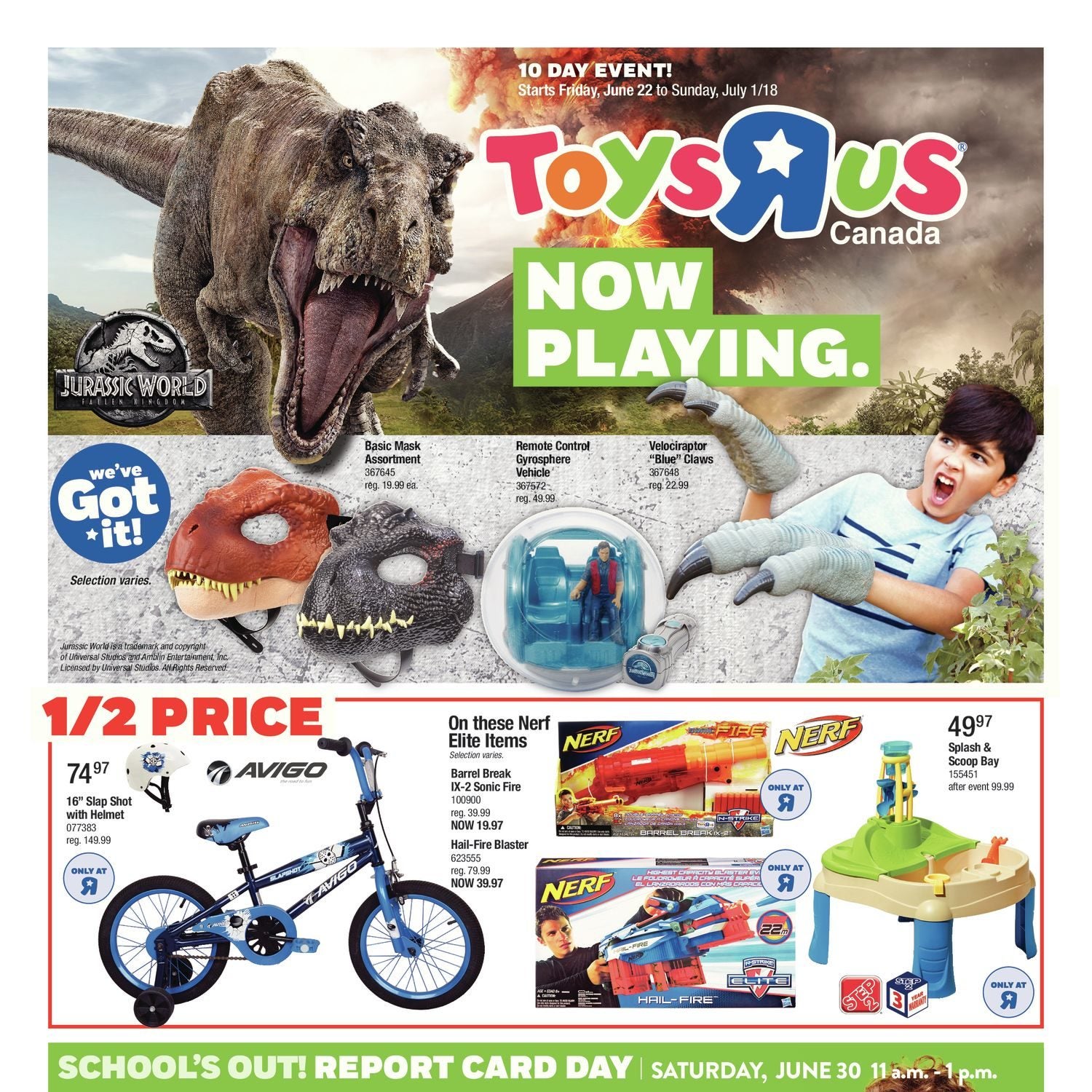 Toys R Us Weekly Flyer 10 Day Event Now Playing Jun 22 - 