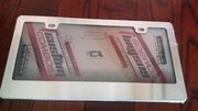 Dollarama Custom Combos Stainless Steel Car License Plate Cover