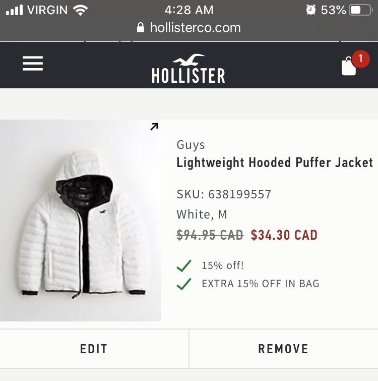 Hollister] Hollister upto 60% off + 15 