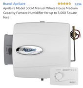 Whole House Medium Capacity Furnace Humidifier $161.86
