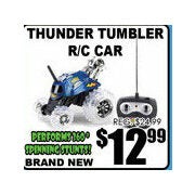 Thunder Tumbler RC Car - $12.99 (48% off)