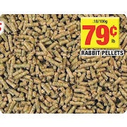Rabbit Pellets - $0.79/lb