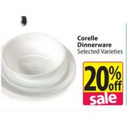 Corelle Dinnerware - 20% off