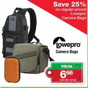 Lowepro Camera Bags - From $6.66 (25% off)
