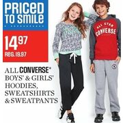 $5.00 All Kid's Converse Hoodies, Sweatshirts & Sweatpants - $14.97 ($5.00 off)