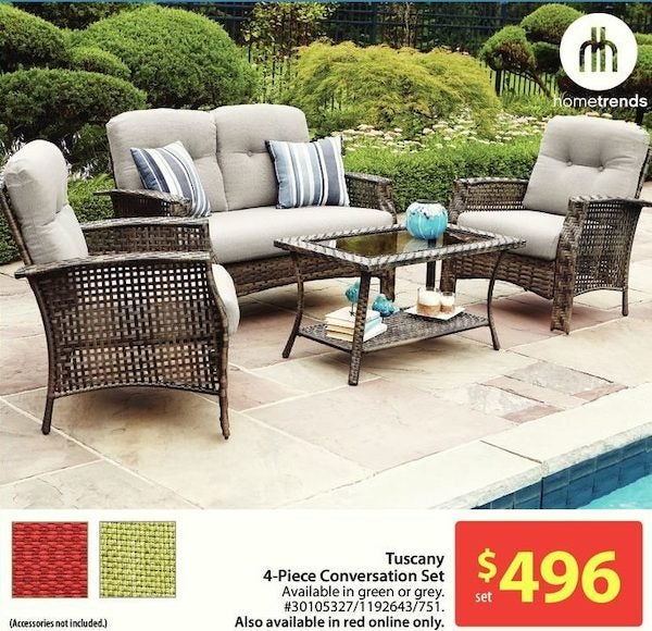 Hometrends best sale conversation set