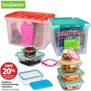 Snapware Food and Storage Containers - 20% off
