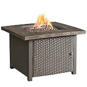 32-inch Square Gas Firepit Table - $249.99 ($150.00 Off)