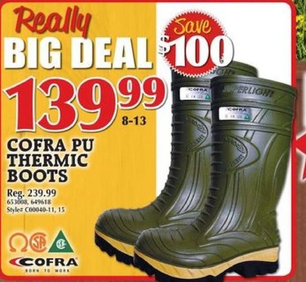 cofra thermic boots canada