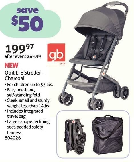 Gb qbit lte outlet travel stroller