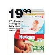 PC, Pampers Or Huggies Baby Wipes  - $19.99