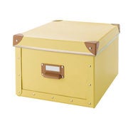 Fjälla Box With Lid, Yellow - $9.99