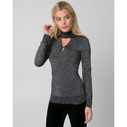 Metallic Knit Mock Neck Sweater - $39.99 ($19.96 Off)