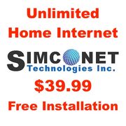 Unlimited Home Internet, $0 Install $39.99/month