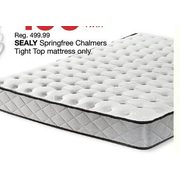 Sealy Springfree Chalmers Tight Top Mattress Only - $199.99/twin ($300.00 off)