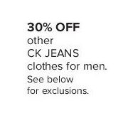 CK Jeans Clothes for Men - 30% off