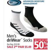 Mark\u0026#039;s: Men's Driwear Socks 