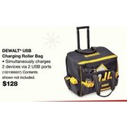 Dewalt USB Charging Roller Bag - $128.00
