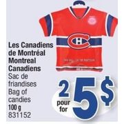 Montreal Canadiens Bag of Candies - 2/$5.00