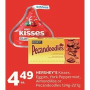 Hershey's Kisses, Eggies, York Peppermint Almondillos Or Pecandoodles  - $4.49