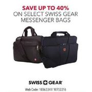 Select Swiss Gear Messenger Bags - Up to 40% off