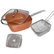 Gravitti 5-in-1 Copper Cookware Set - $39.99