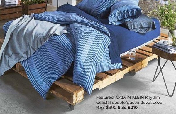 The Bay Calvin Klein Rhythm Coastal Double Queen Duvet Cover