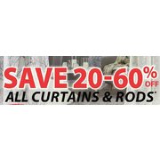 All Curtains & Rods - 20%-60% off