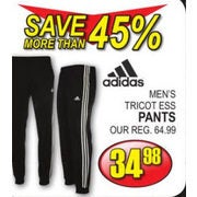 Adidas Men's Tricot ESS Pants - $34.98 (45% off)
