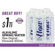 Alkaline Spring Water - $1.11 ($0.38 off)