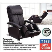 Panasonic Urban Collection Black Leather Massage Chair - $1698.00 ($2300.00 off)