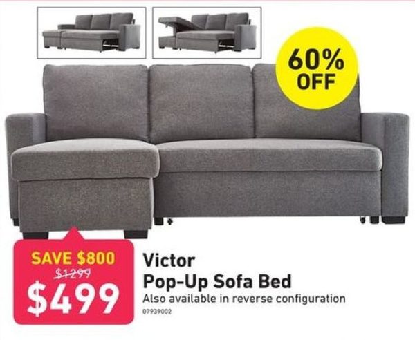 Victor Pop Up Sofa Bed Redflagdeals