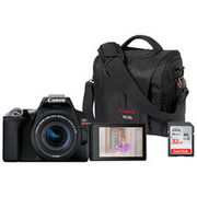 Canon EOS SL3 DSLR 18-55 mm Camera, Bag & 32GB Card Bundle - $799.95