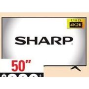 50" Sharp 4K Smart TV - $339.00