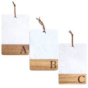 Artisanal Kitchen Supply® Monogram Marble And Acacia Wood Paddle Board - $11.99 ($3.00 Off)