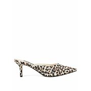 Ali Pointy Toe Mules - Ivory Leopard Haircalf - $69.99 ($19.01 Off)