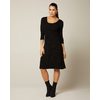 Fit And Flare 3/4 Sleeve Sweater Dress With Belt - $39.95 ($49.95 Off)