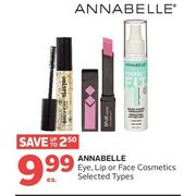Annabella Eye, Lip Or Face Cosmetics - $9.99 (Up to $2.50 off)