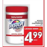 Resolve Oxi Action Stain Remover - $4.99