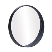 Parsons 28" Round Black Mirror - $89.98