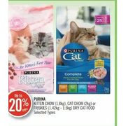 Purina Kitten Chow, Cat Chow Or Friskies Dry Cat Food - Up to 20% off