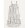 Printed Linen-Blend Hi-Lo Dress For Girls - $14.97 ($15.02 Off)