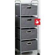 Rollstor Fabric Storage Cart With Wheels - $34.99 (30% off)