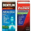 Benylin All-in-One, Tylenol Complete Liquid or Caplets - $15.99