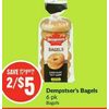 Dempstser's Bagles - 2/$5.00 (Up to $1.38 off)