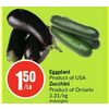 Eggplant, Zucchini - $1.50/lb