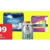 Always Pads or Liners, L. Pads, Liners or Tampons or Tampax Tampons - $7.99