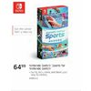 Nintendo Switch "Sports For Ninetendo Switch" - $64.99