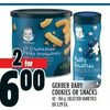 Gerber Baby Cookies or Snacks - 2/$6.00