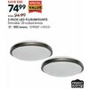 Project Source 2-Pack LED Flushmounts  - $74.99 ($20.00 off)
